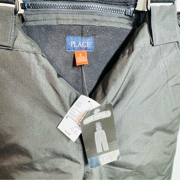 Unisex Kids Snow Overalls – Black, Size 8 - Picture 6 of 8